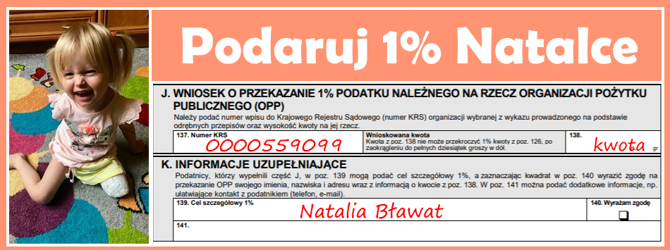 Przekaż 1% Natalia Bławat